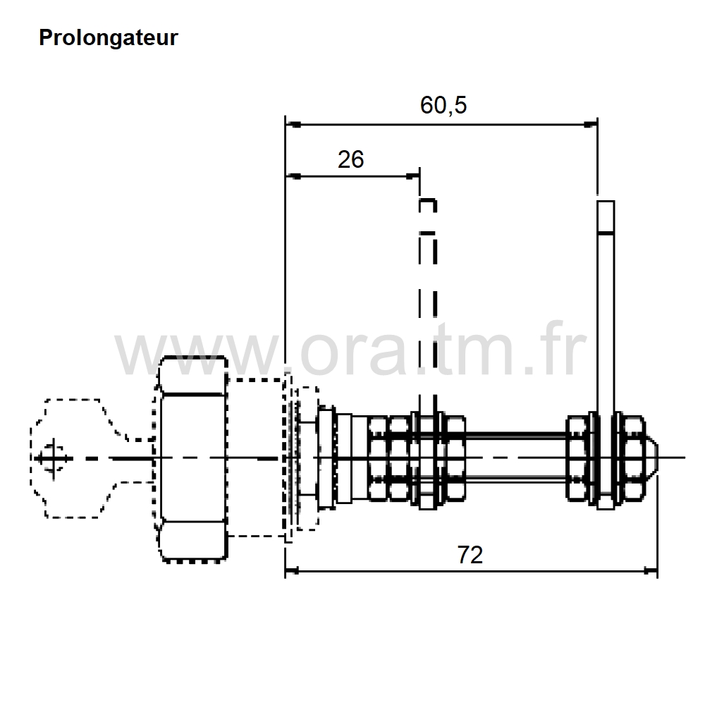 PFS - POIGNEE FERMOIR - SERRURE ET CLEFS